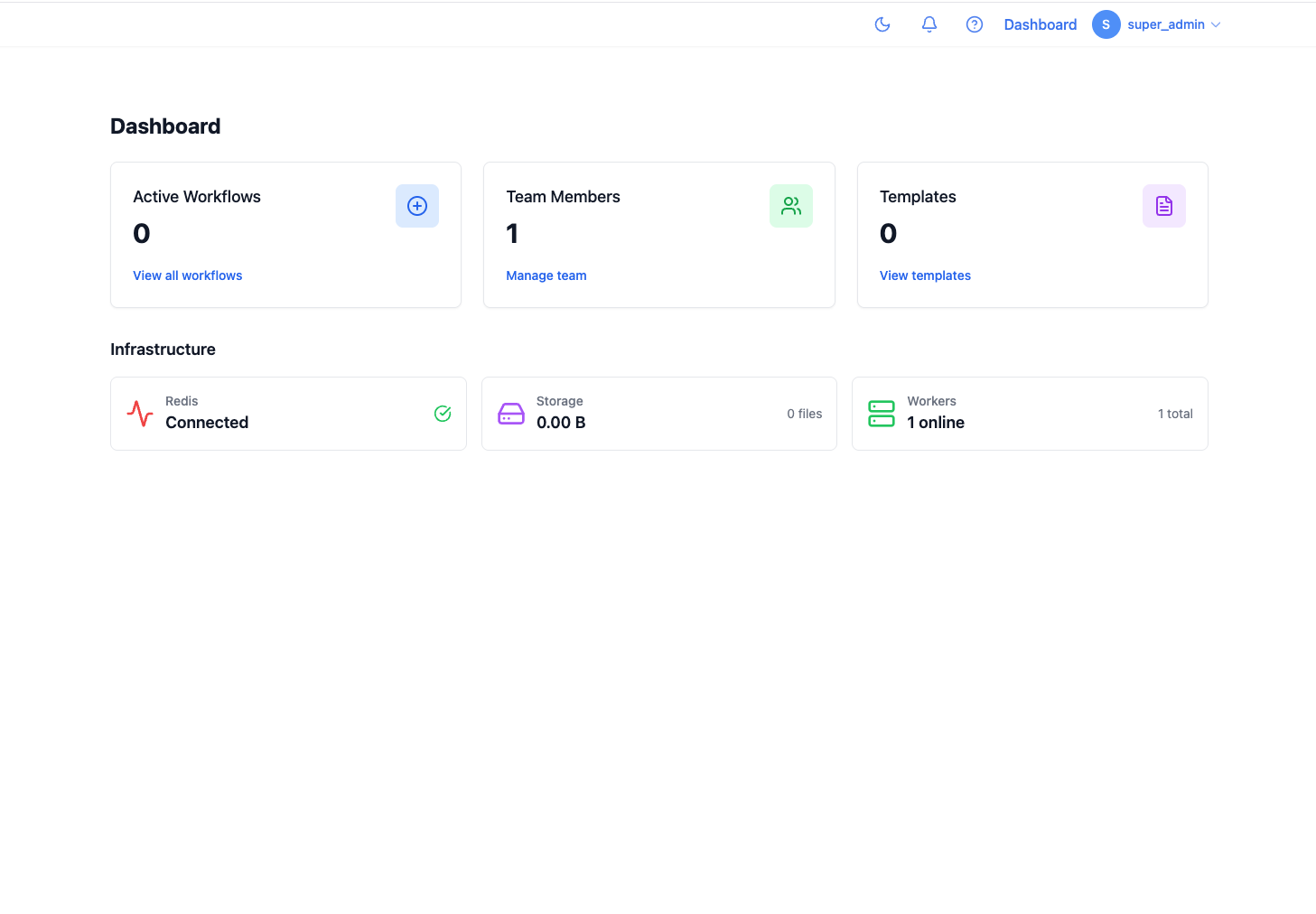 Super Admin Dashboard